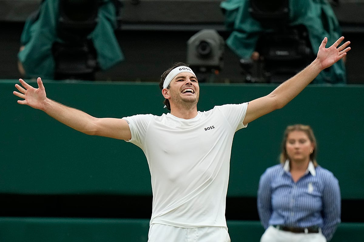 2024 Wimbledon Tennis Taylor Fritz vs Alexander Zverev photo_1